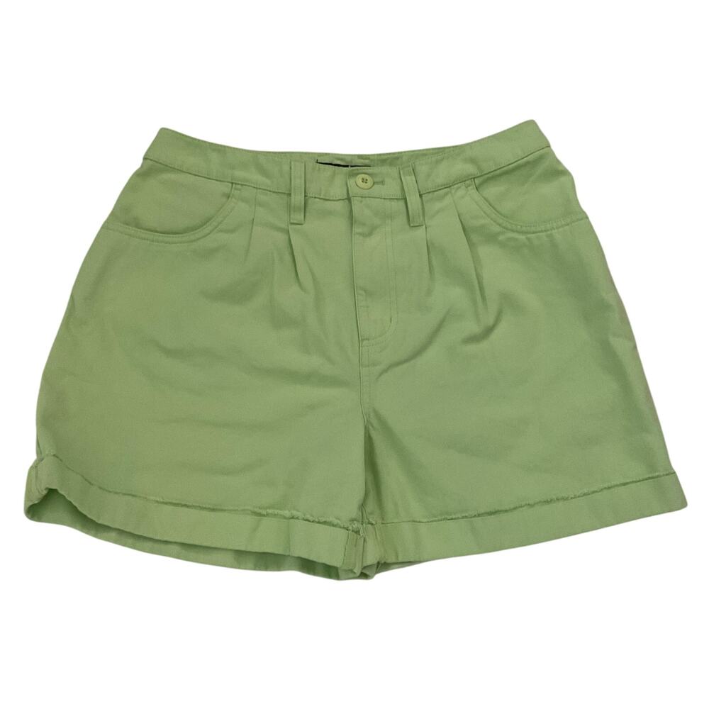 Vans Green Pleated Front Denim Shorts -‎ Size 29